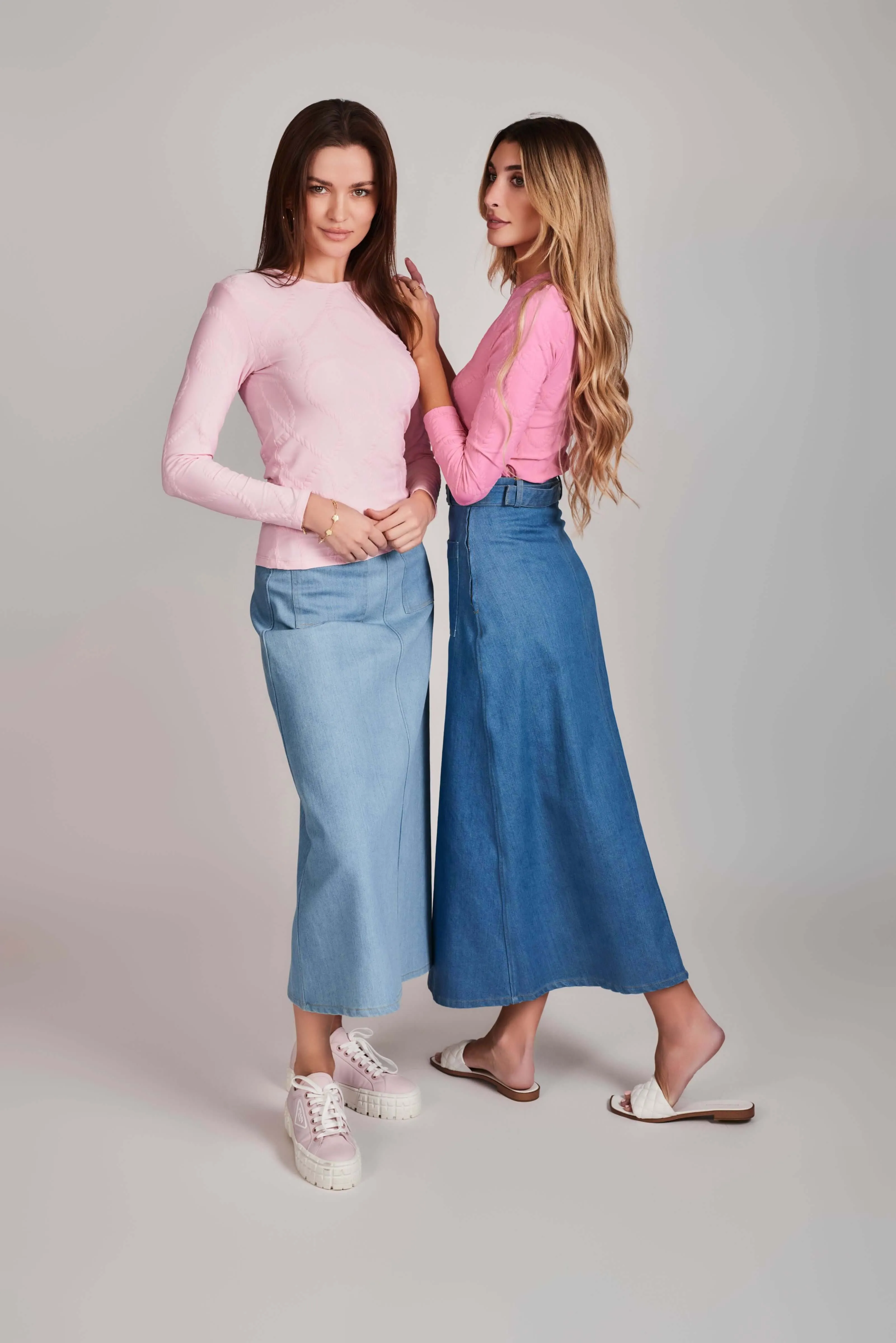 A-Line Denim Skirt