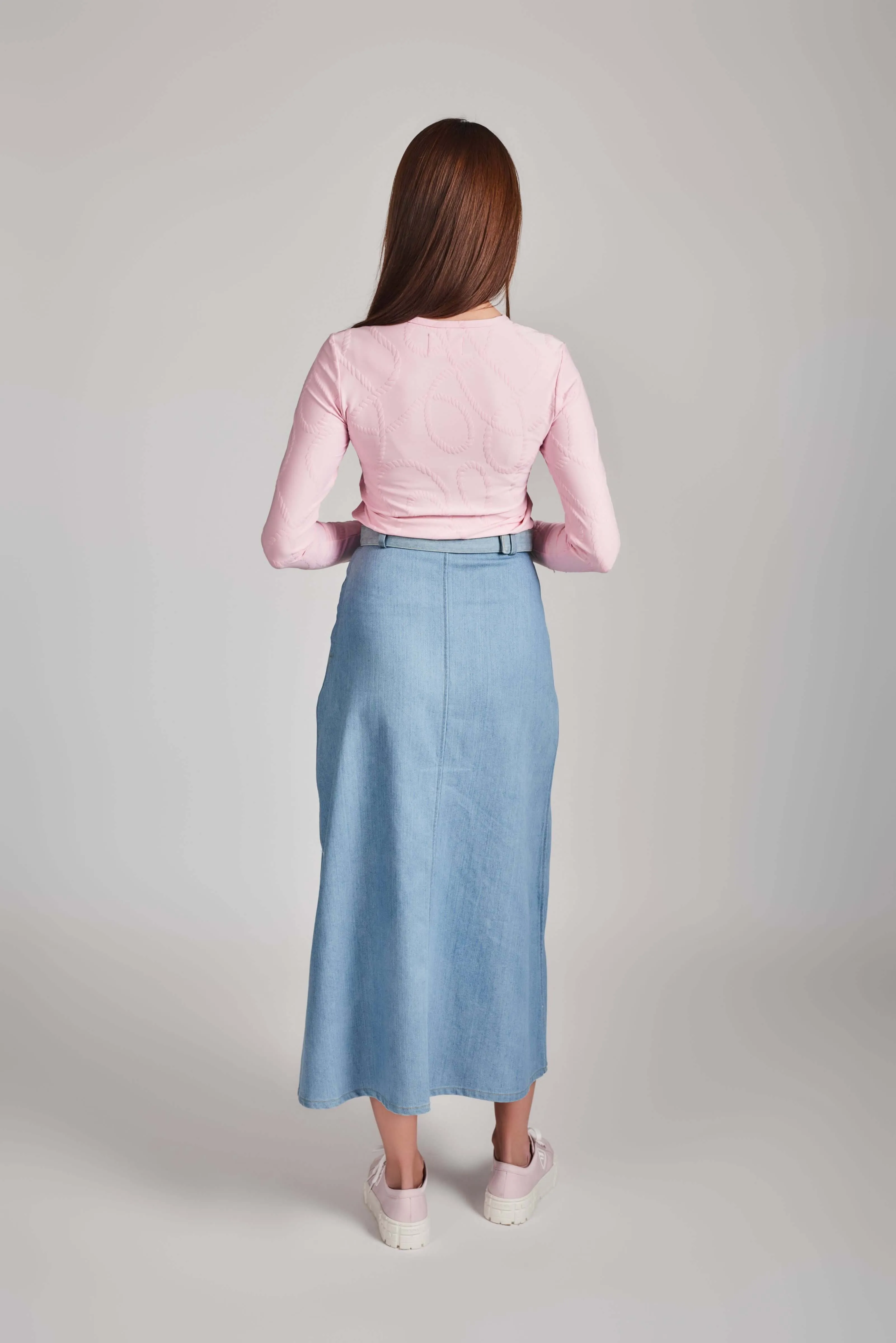 A-Line Denim Skirt