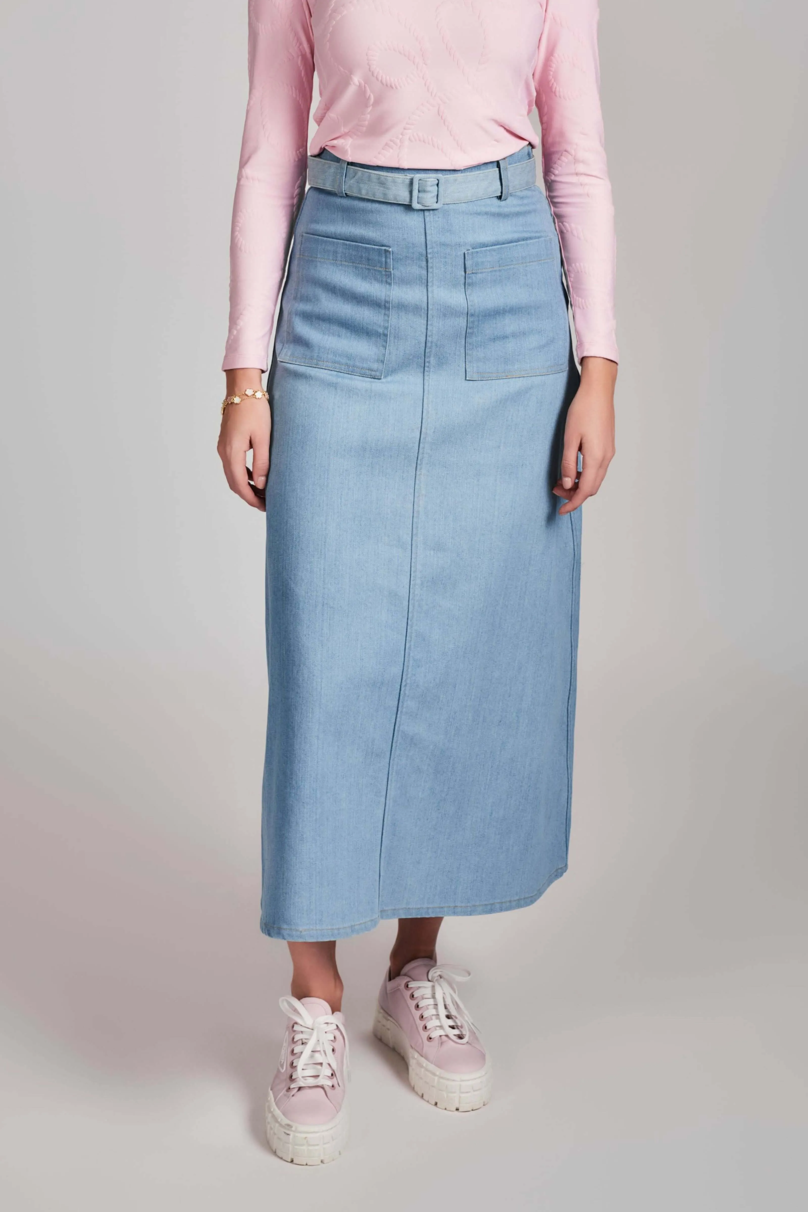 A-Line Denim Skirt