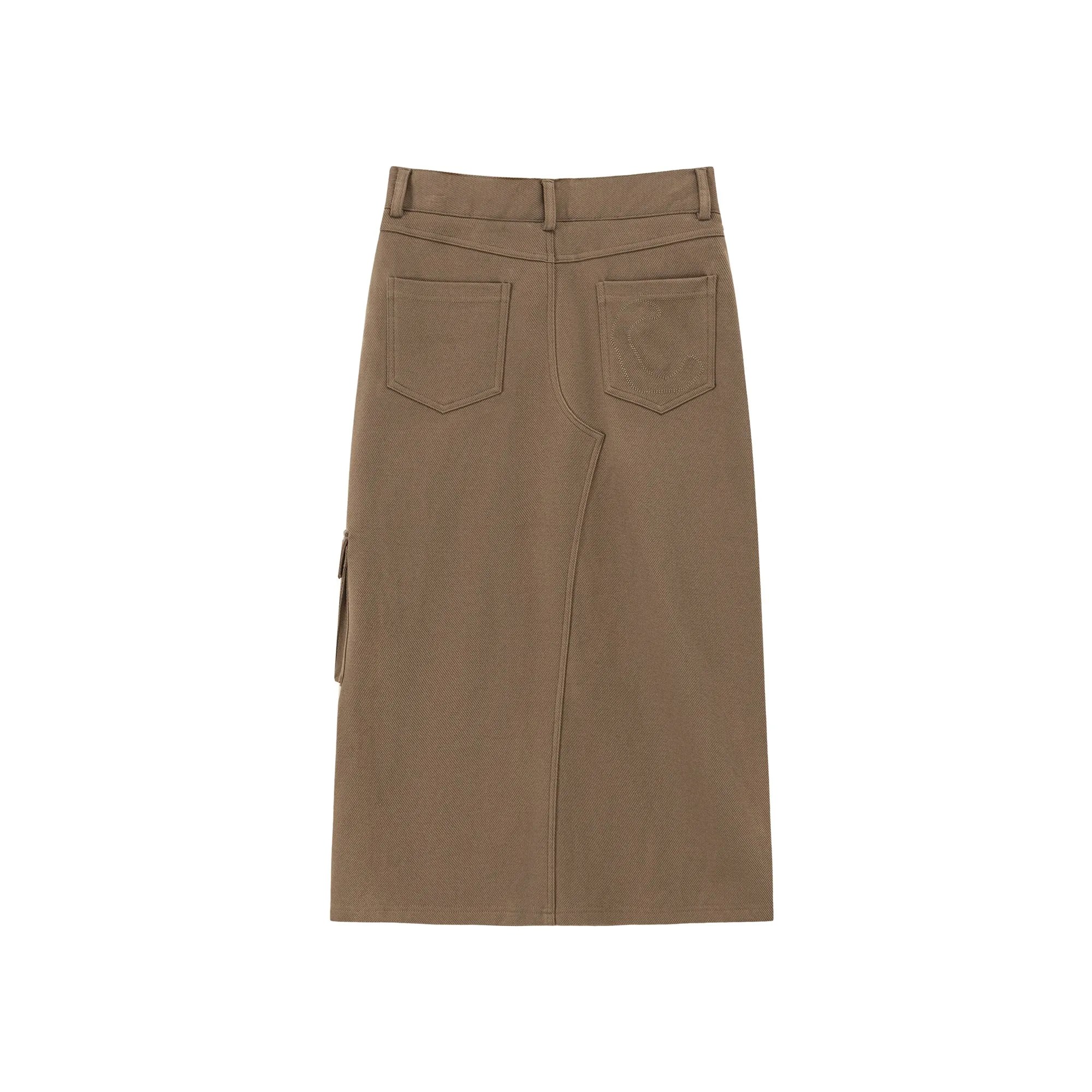 A New Thing Split A-Line Cargo Skirt