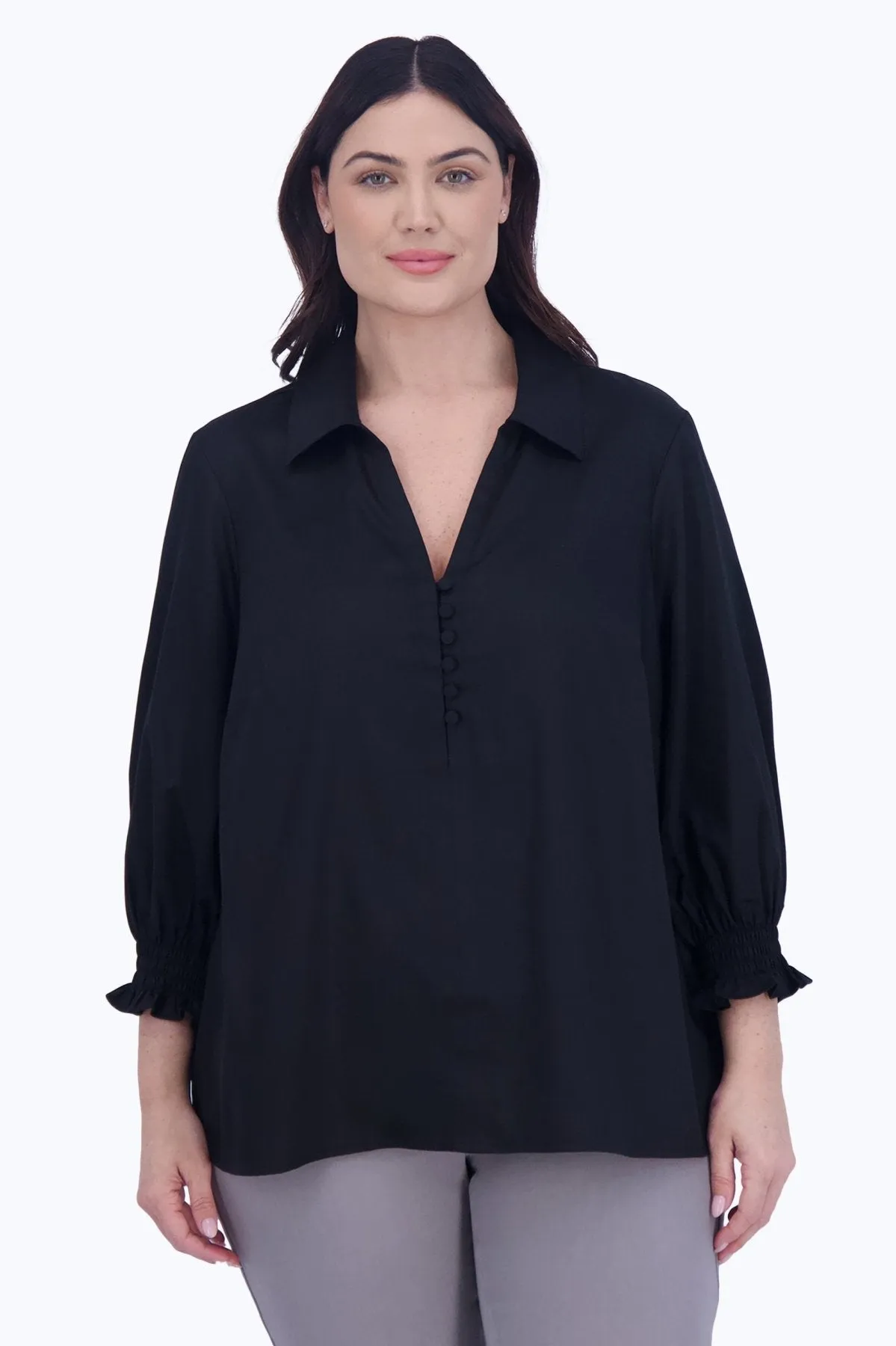 Alexis Plus No Iron Solid Sateen Popover