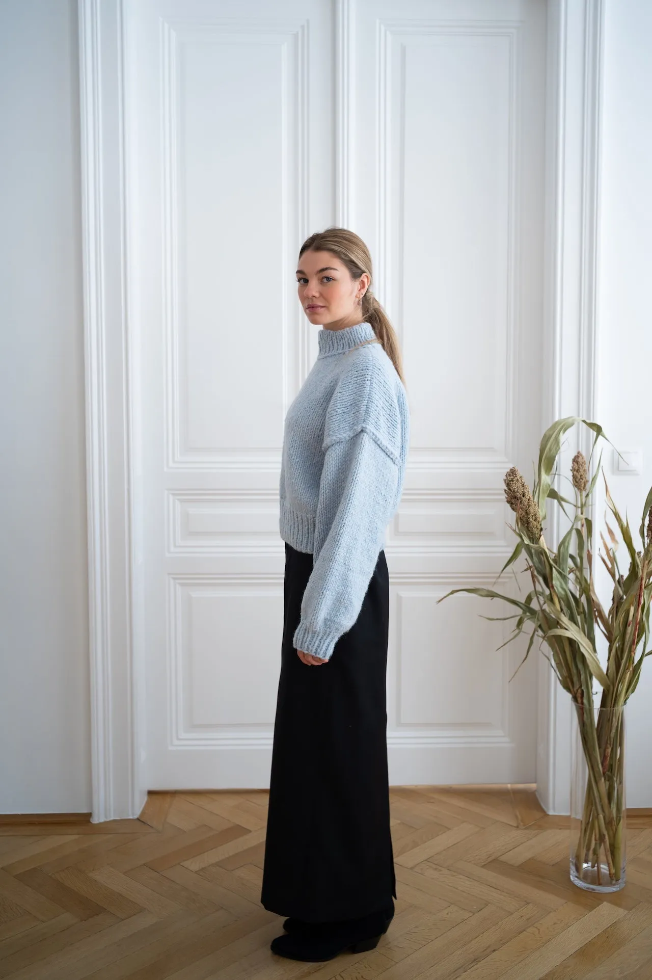 Anama Sweater Light Blue