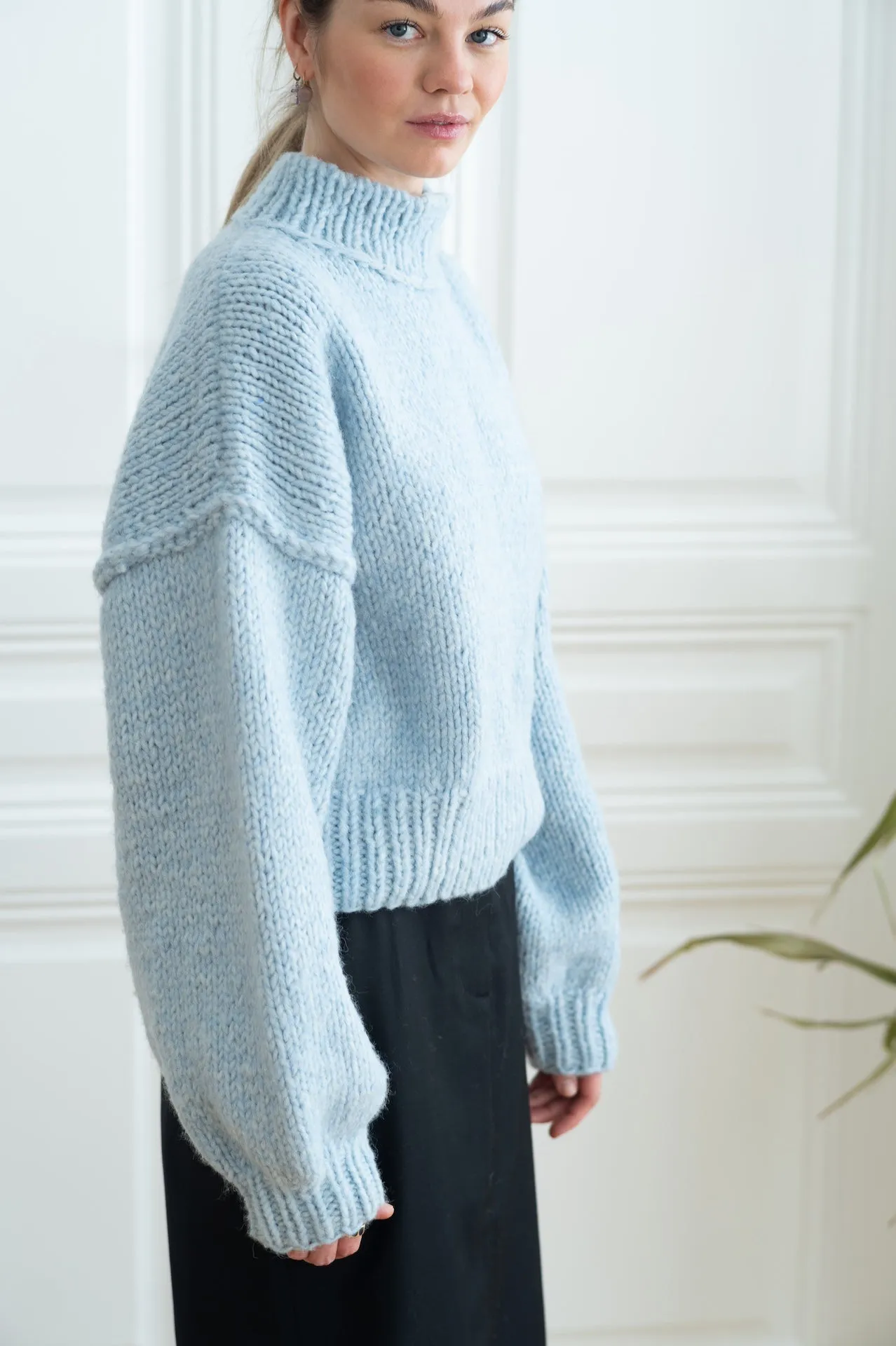 Anama Sweater Light Blue