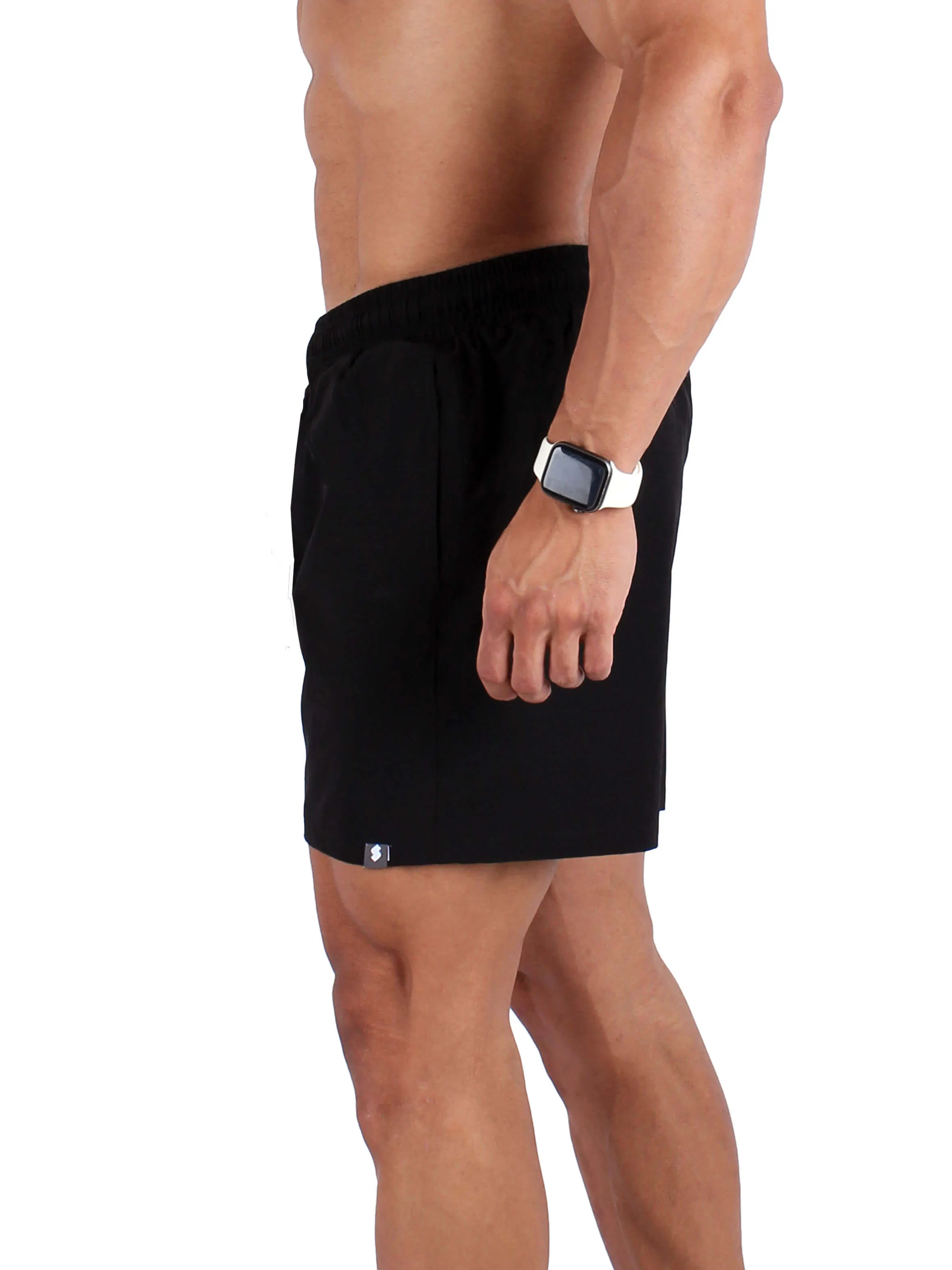 AQUA Sports Swim Shorts - Black