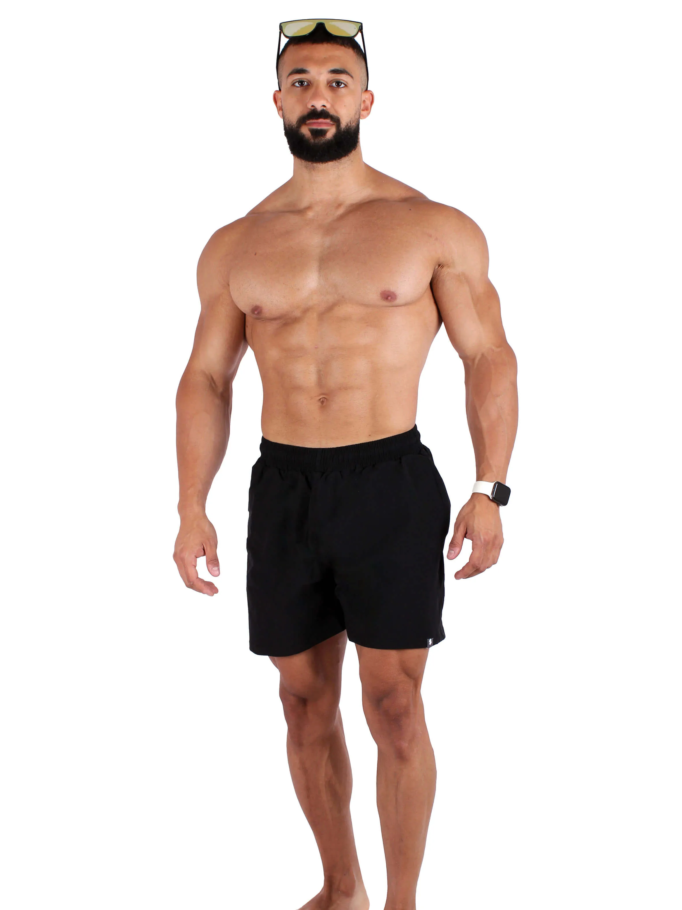 AQUA Sports Swim Shorts - Black