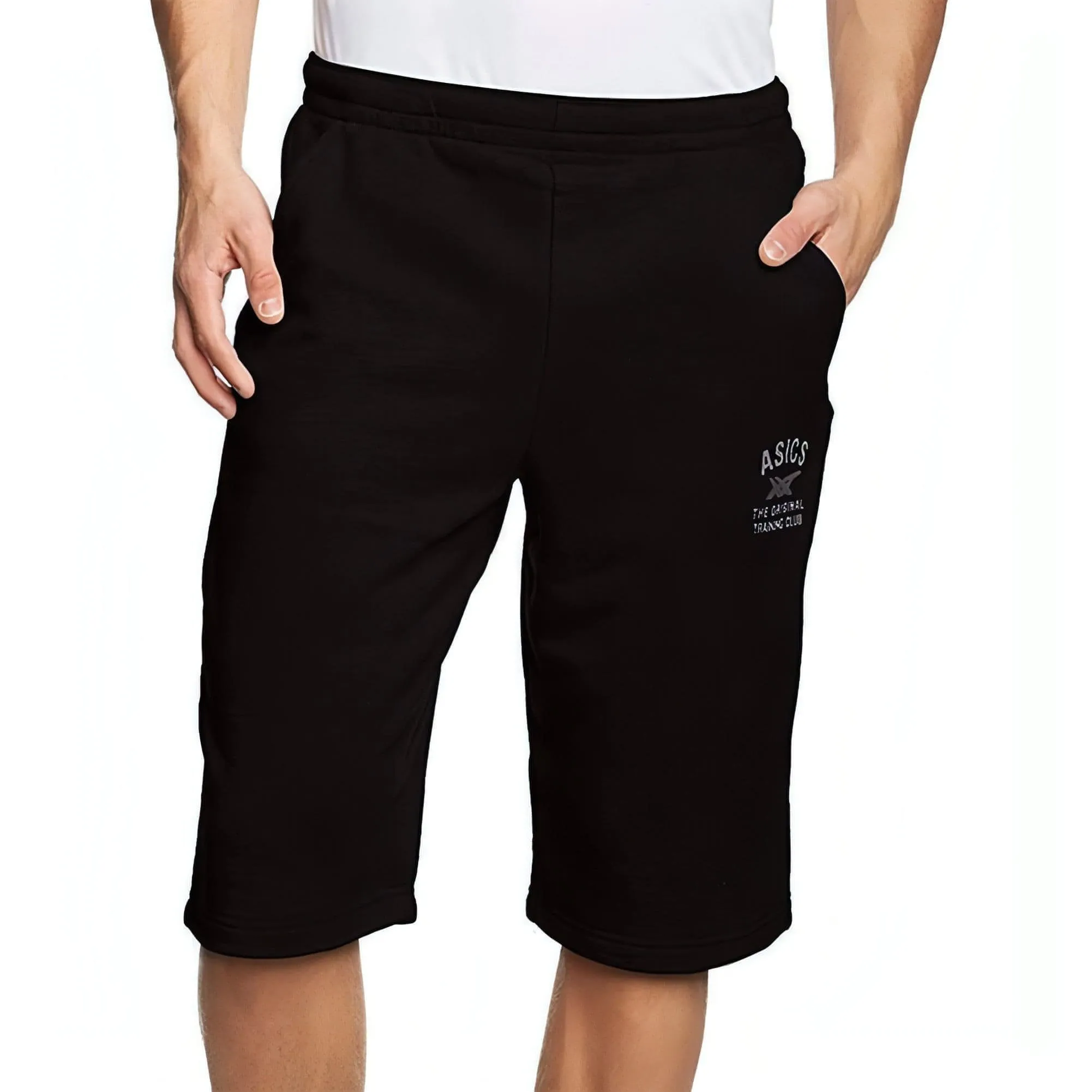 Asics Mens Knit Training Shorts - Black