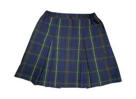 Box Pleat 55 Plaid Skirt