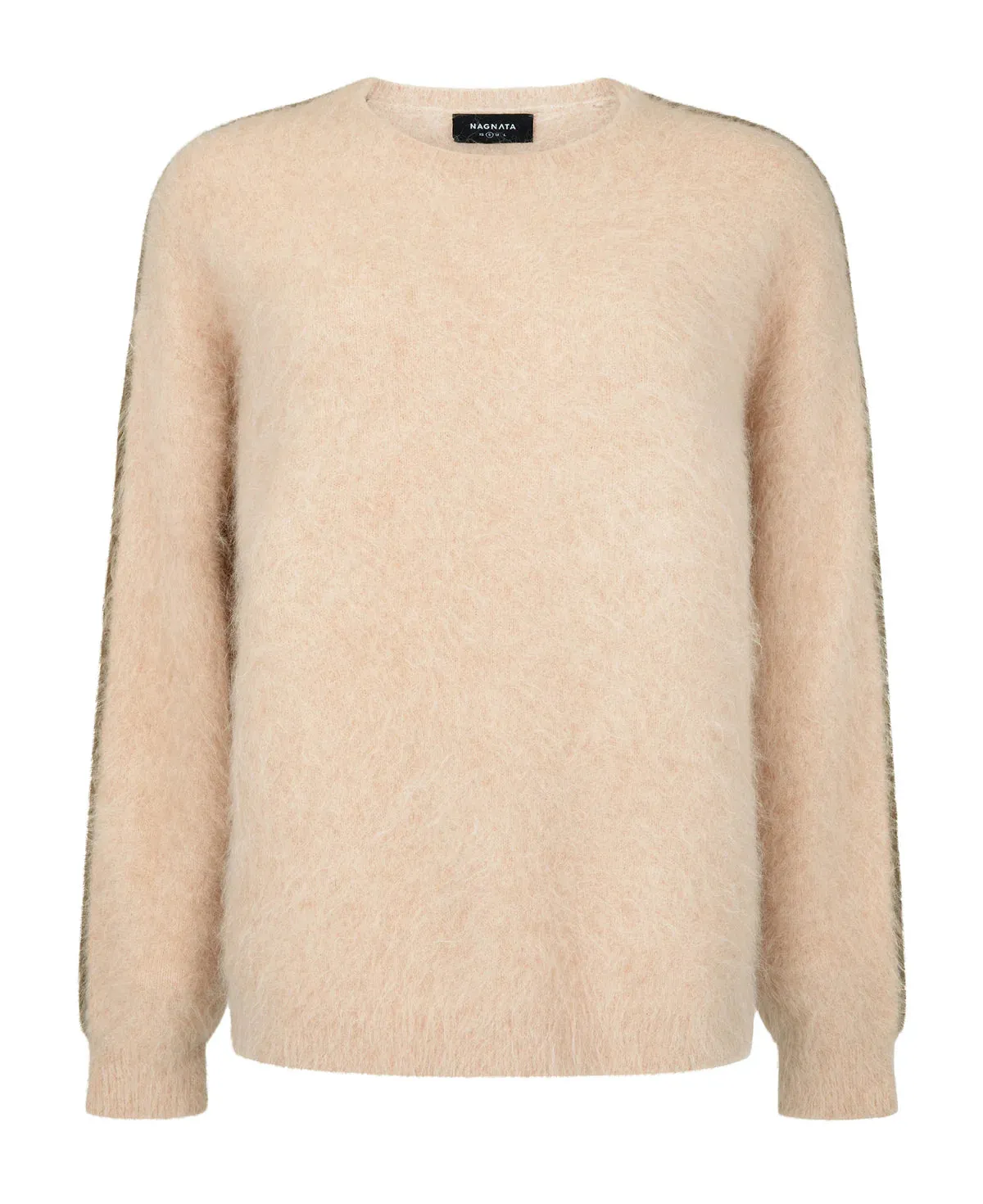 BRUSHED ALPACA SWEATER - BISQUE