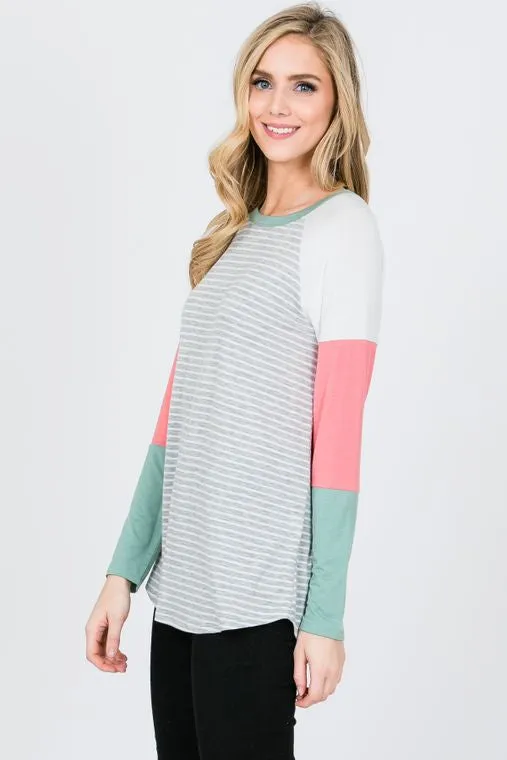 Candy Crush Color Block Top