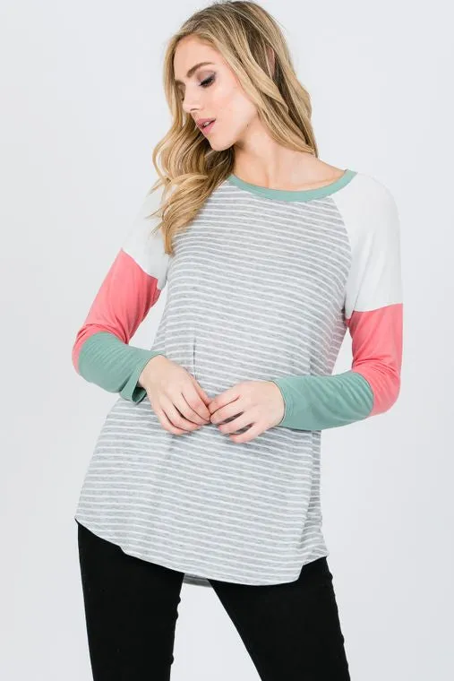 Candy Crush Color Block Top