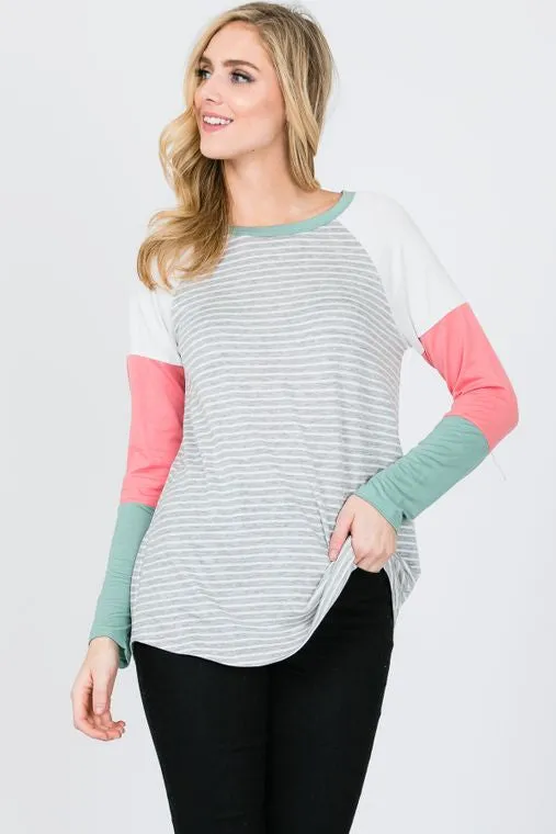 Candy Crush Color Block Top