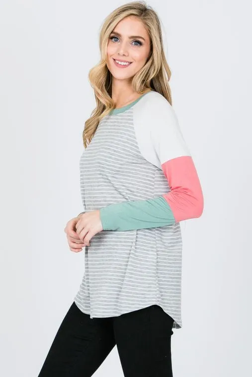 Candy Crush Color Block Top