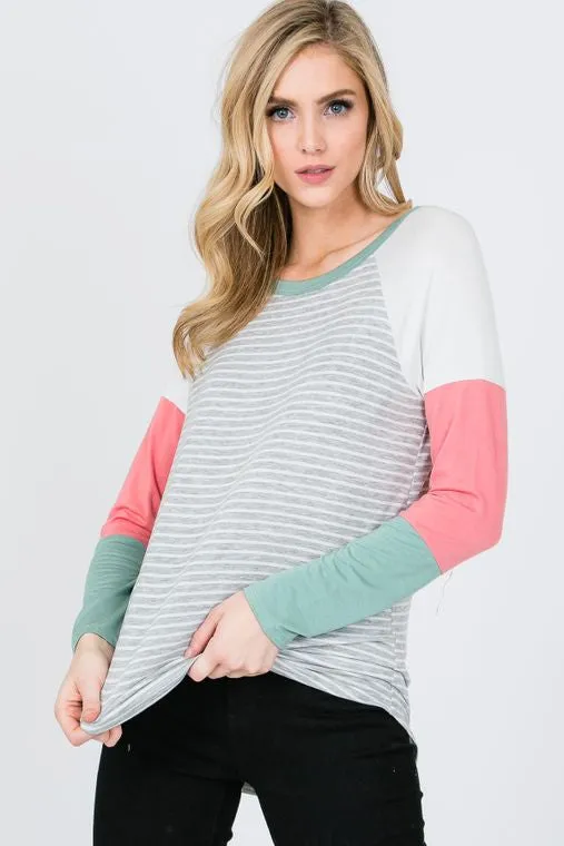 Candy Crush Color Block Top