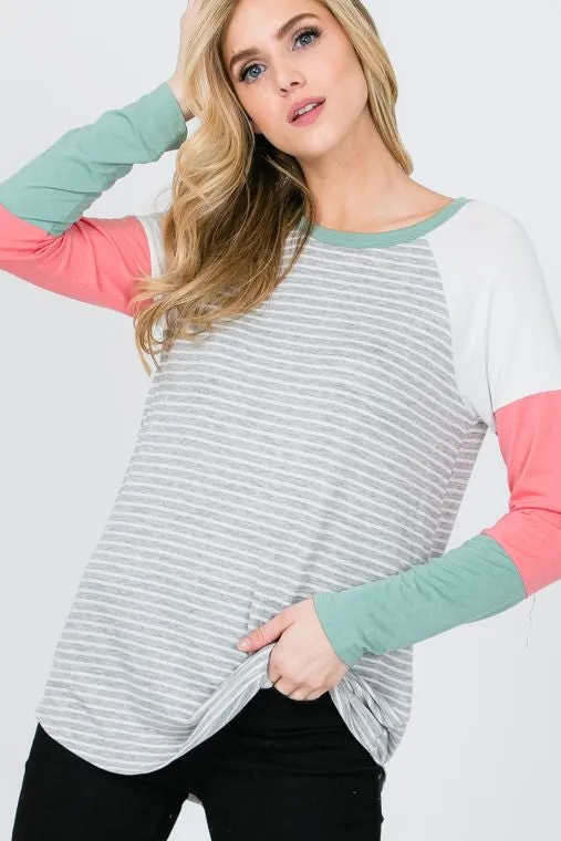 Candy Crush Color Block Top