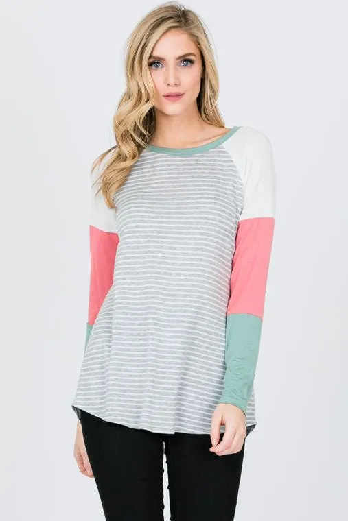 Candy Crush Color Block Top