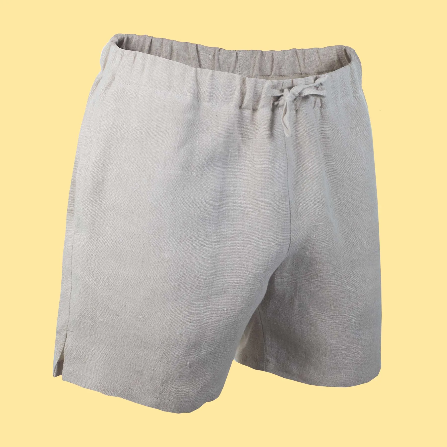 CENTRAL PARK 100% Organic Hemp Running Fitness Beach Shorts (Lined; 2 Side Pockets; 100% Biodegradable Options) (Unisex)