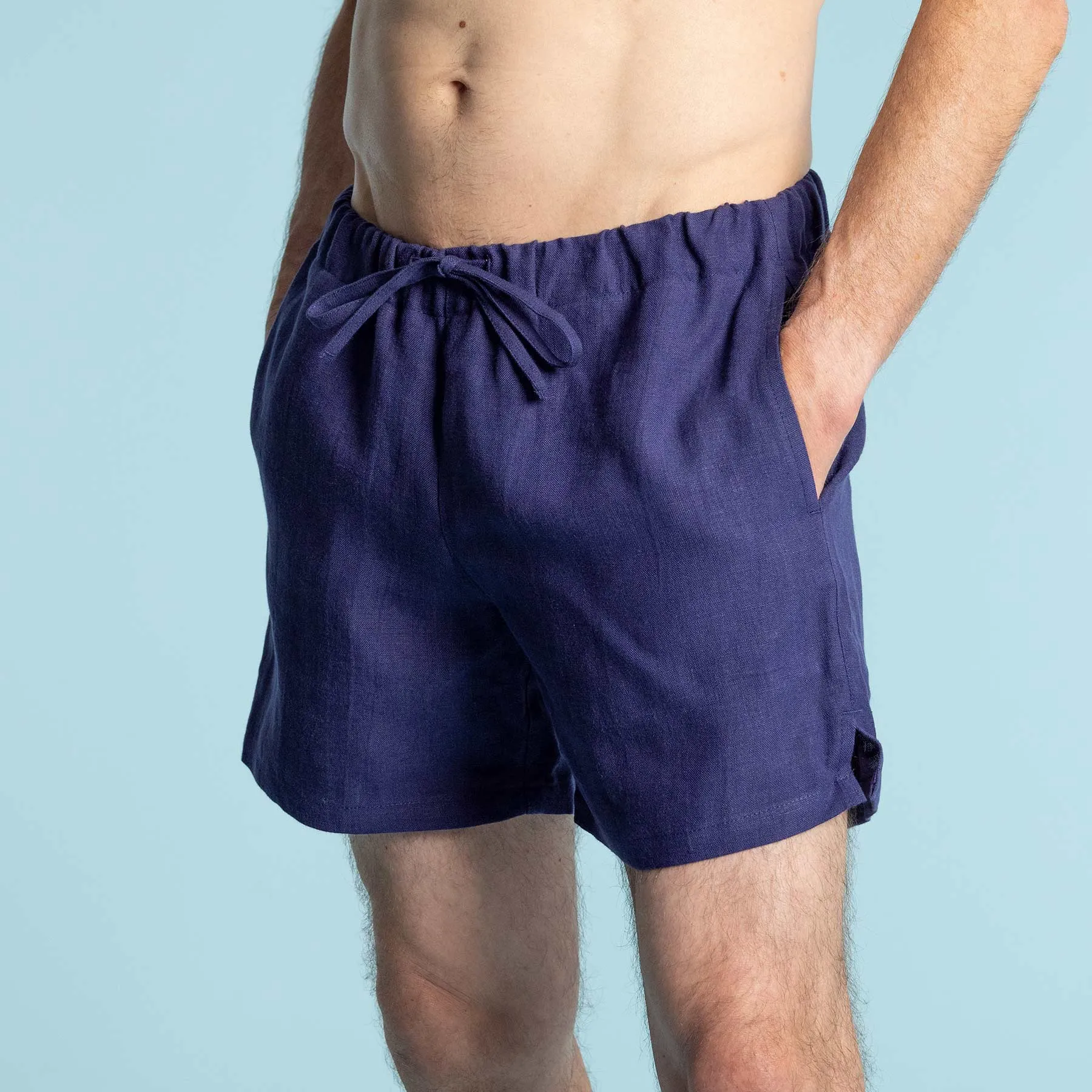 CENTRAL PARK 100% Organic Hemp Running Fitness Beach Shorts (Lined; 2 Side Pockets; 100% Biodegradable Options) (Unisex)