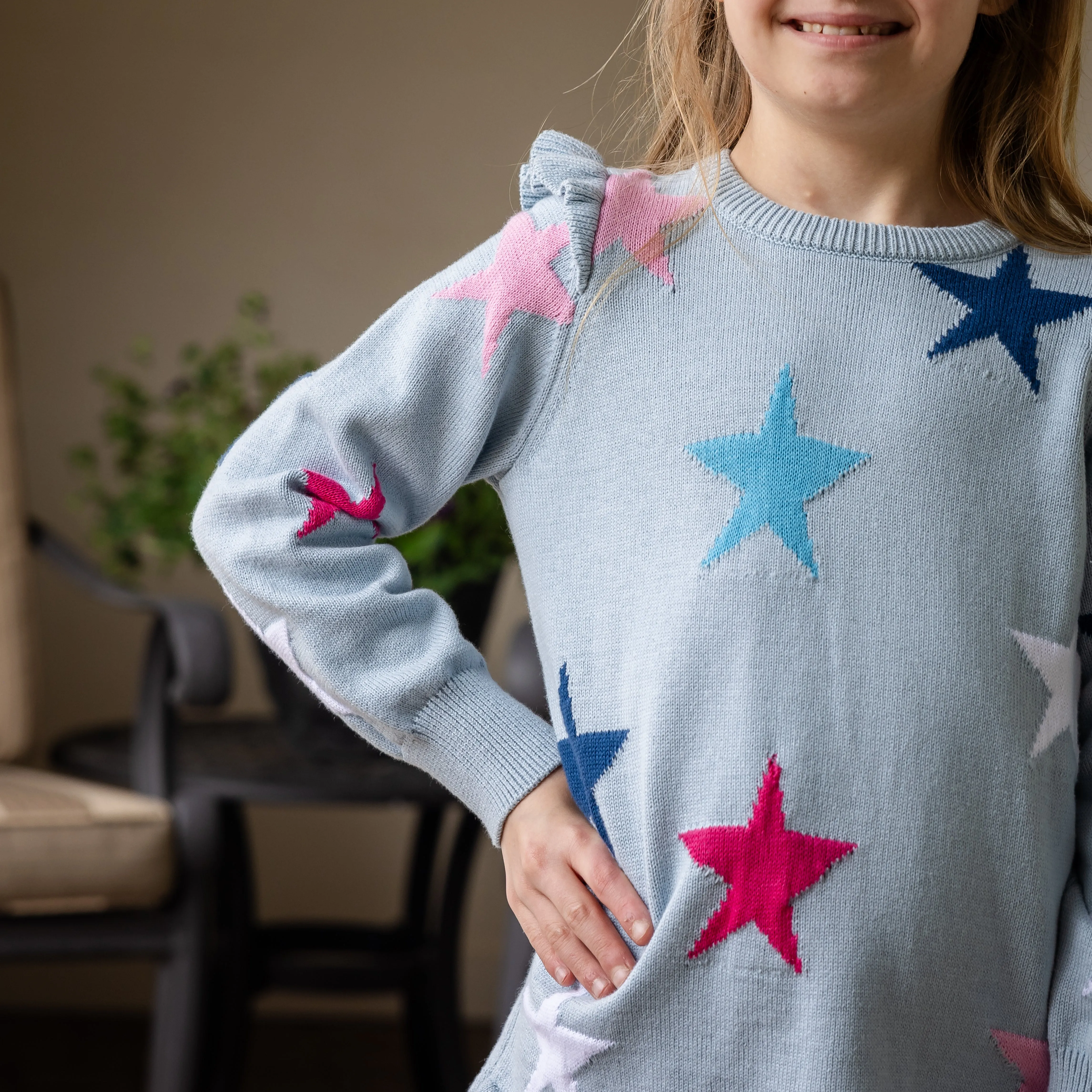 Clara Tunic Sweater - Stars