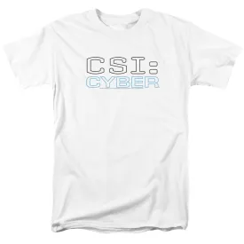 Csi: Cyber Logo Mens T Shirt White