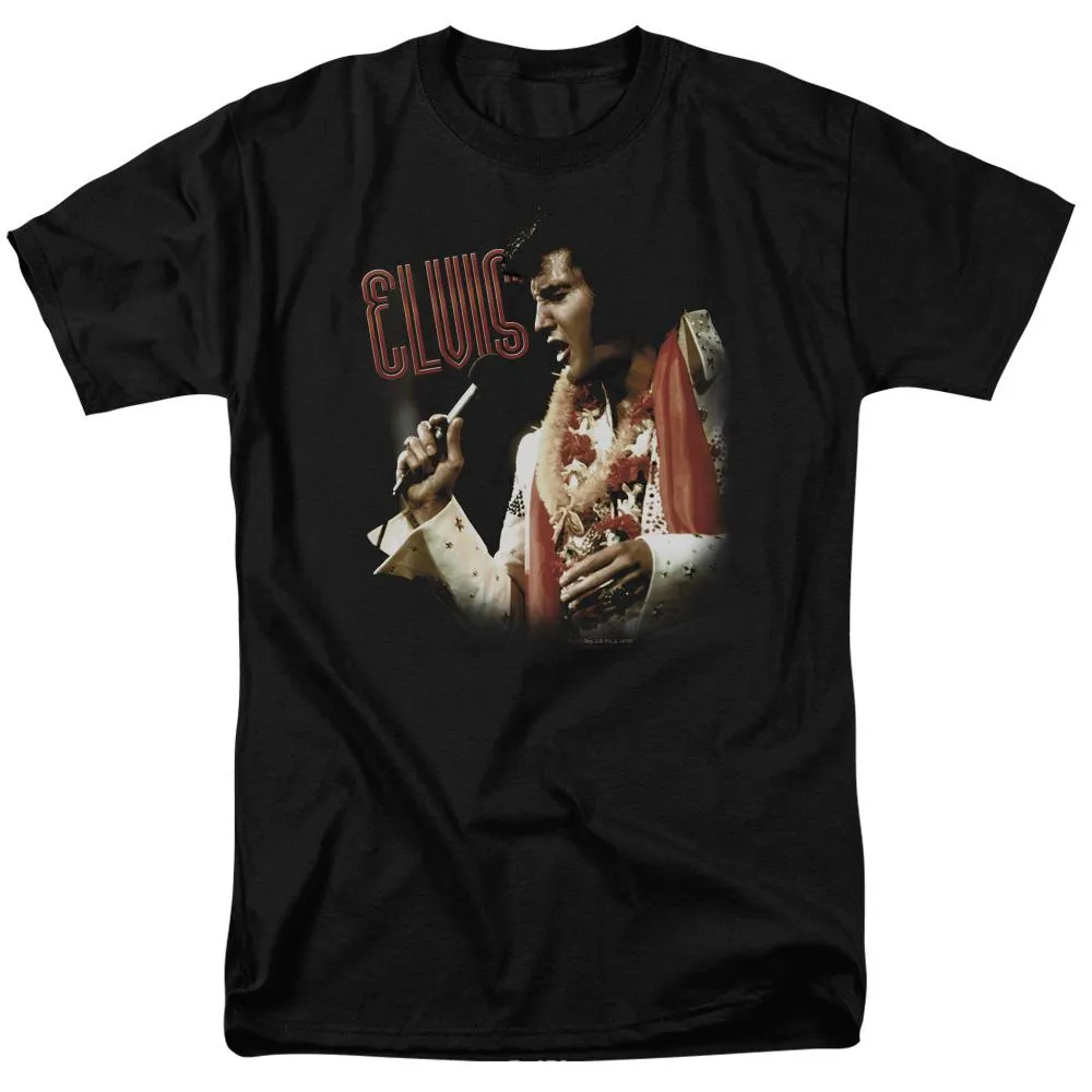 Elvis Presley Soulful Mens T Shirt Black