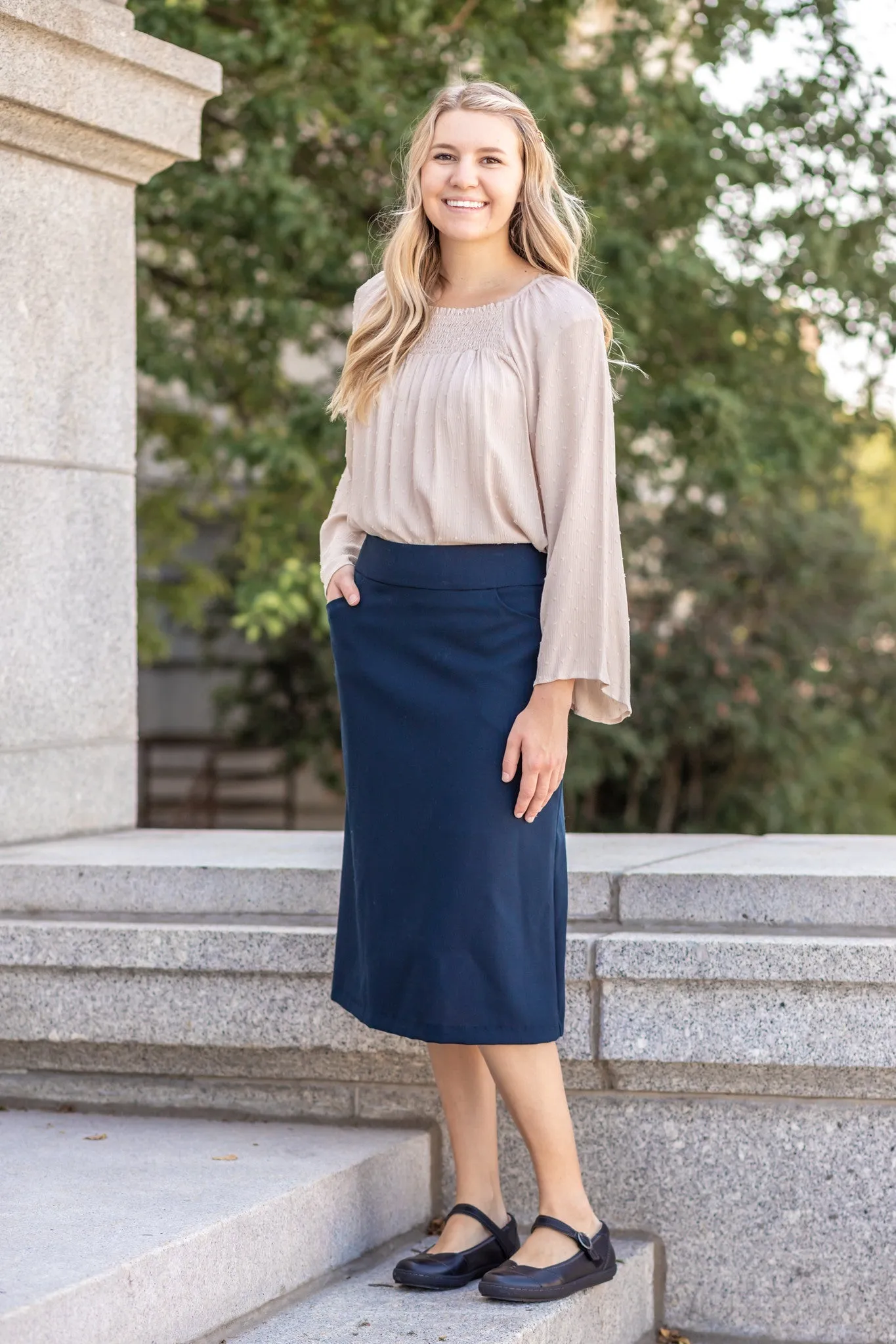 Jasmine Skirt Navy