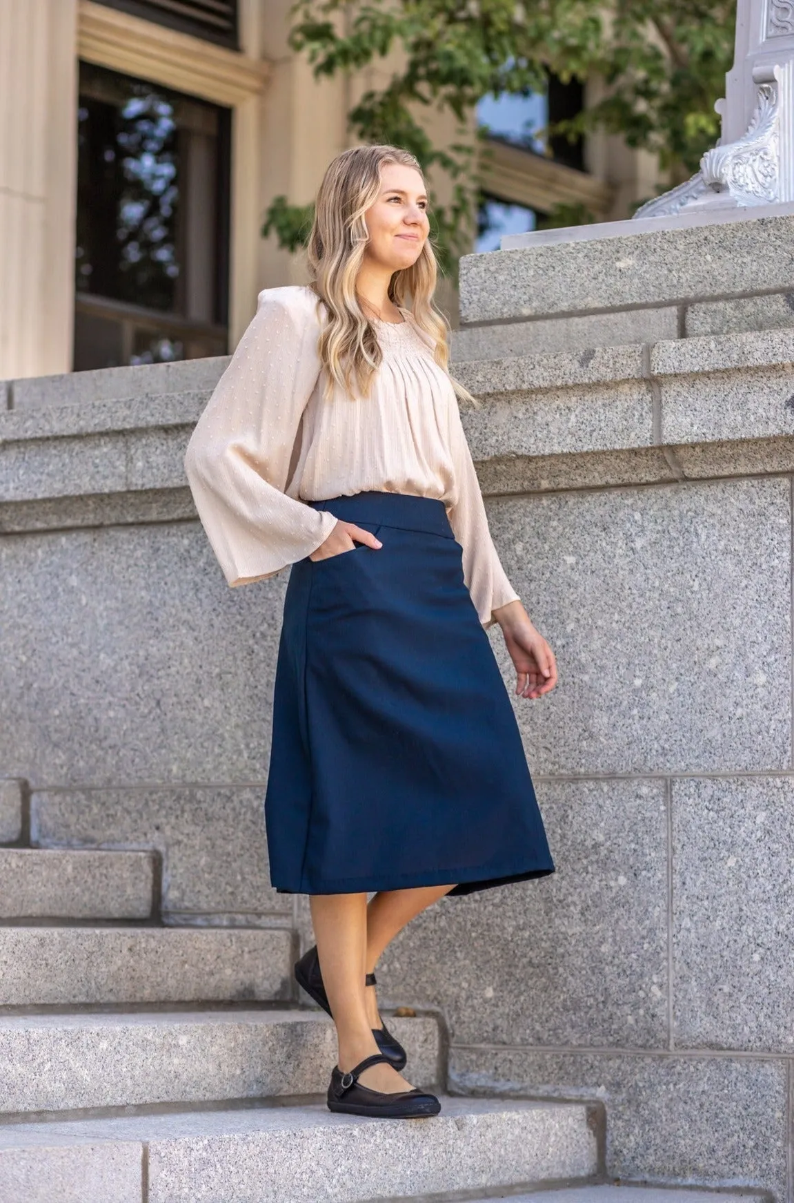 Jasmine Skirt Navy