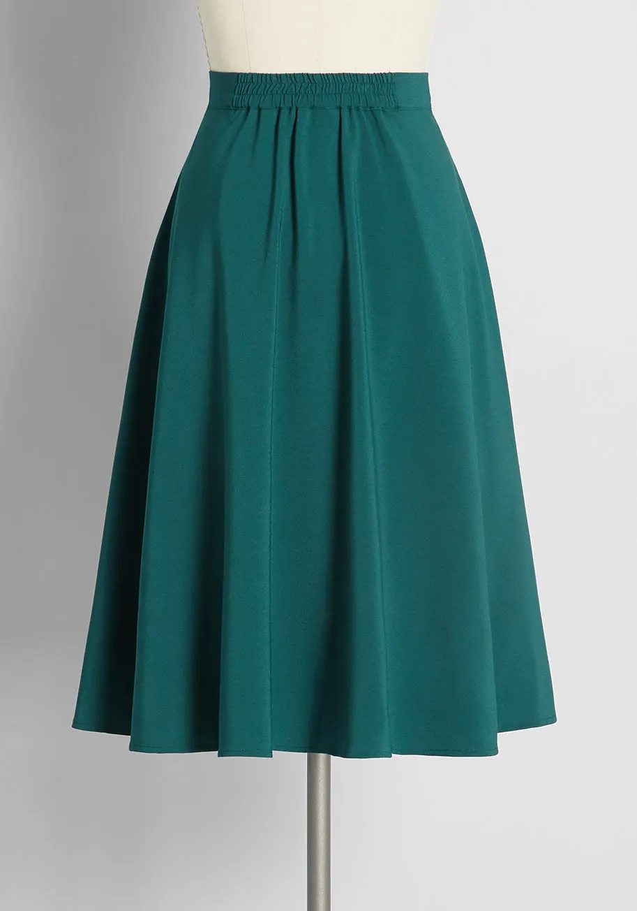 Just This Sway A-Line Skirt