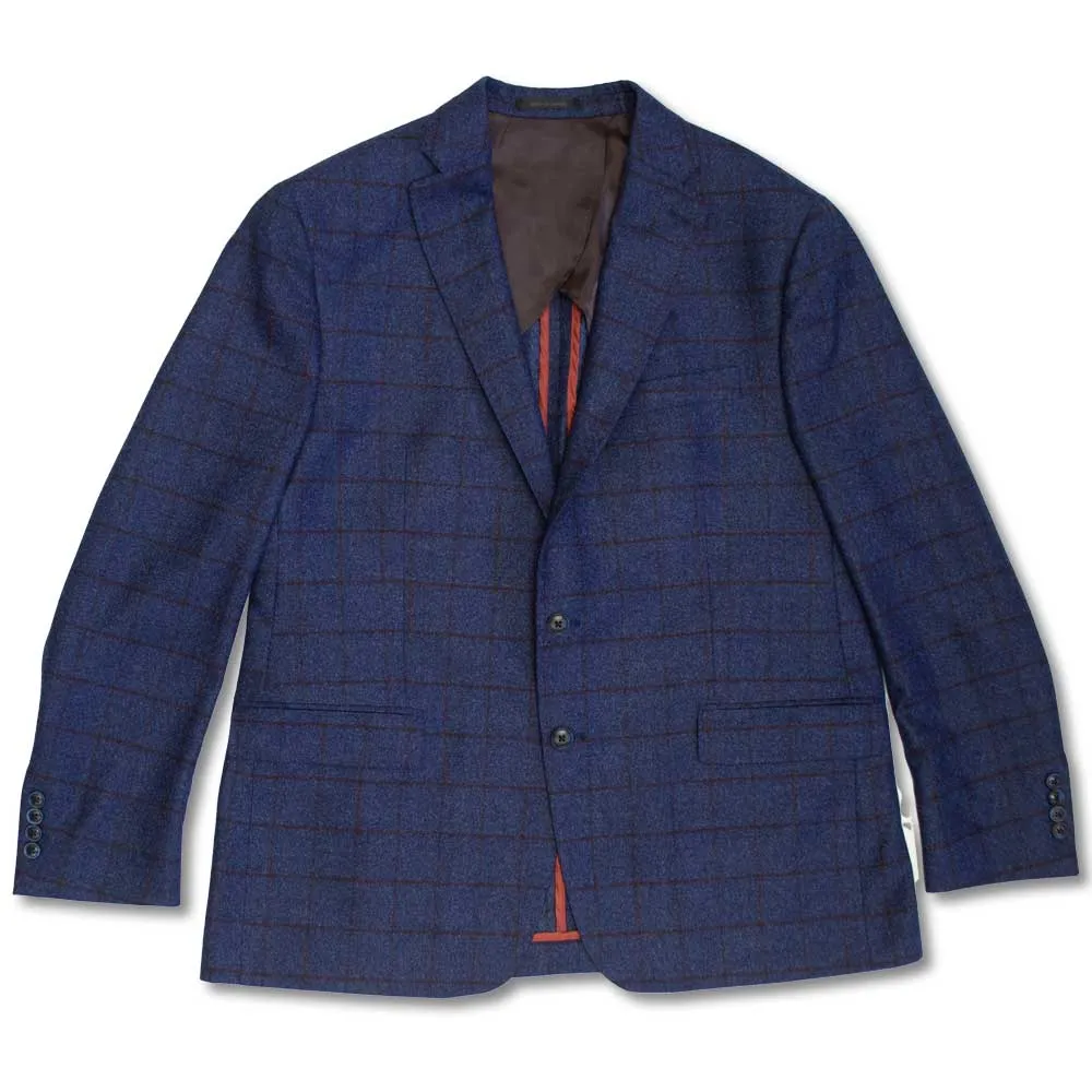 Wool Italian Lightweight Two-Button Sports Coat for Men by Kevin