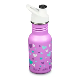 Klean Kanteen Kid Classic 12oz Water Bottle (with Kid Sippy Cap)