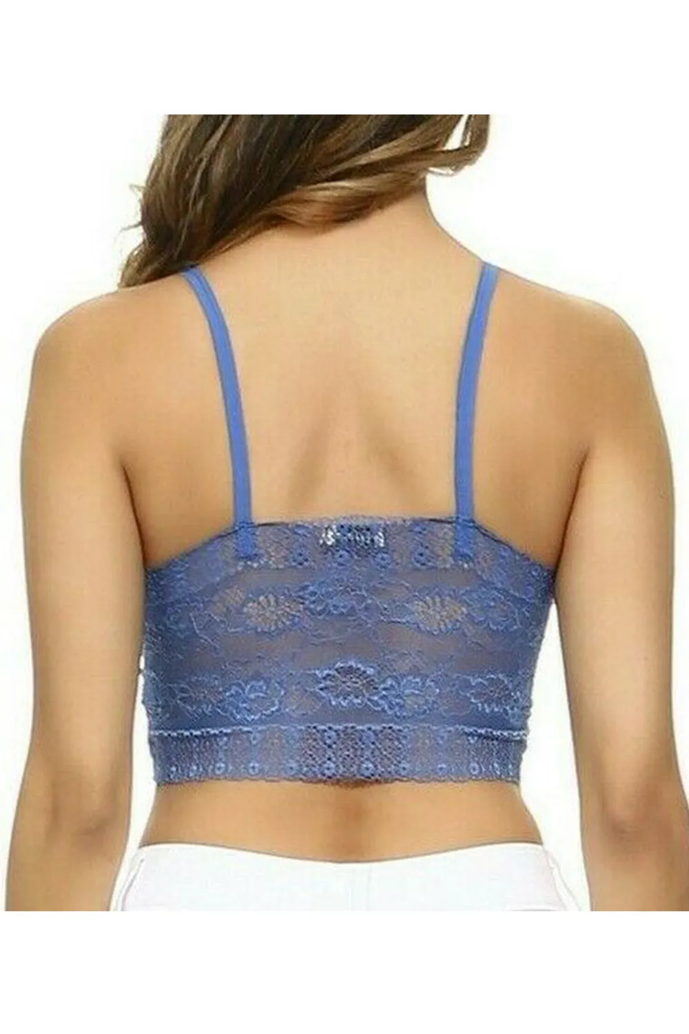 Lace Front Criss Cross Bralette