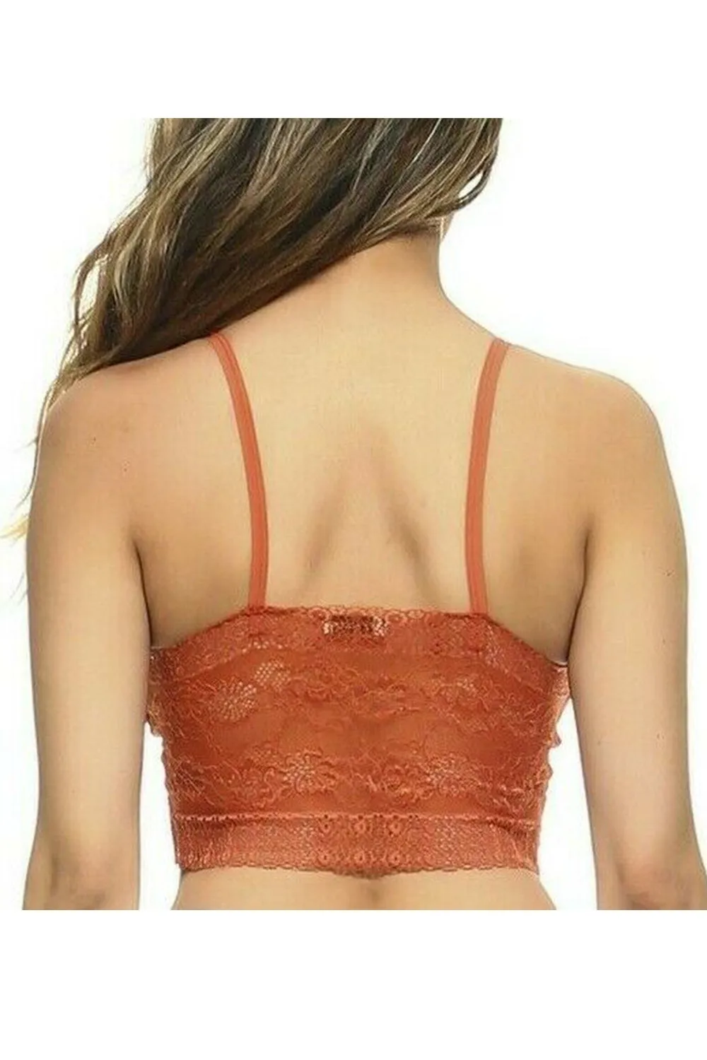 Lace Front Criss Cross Bralette