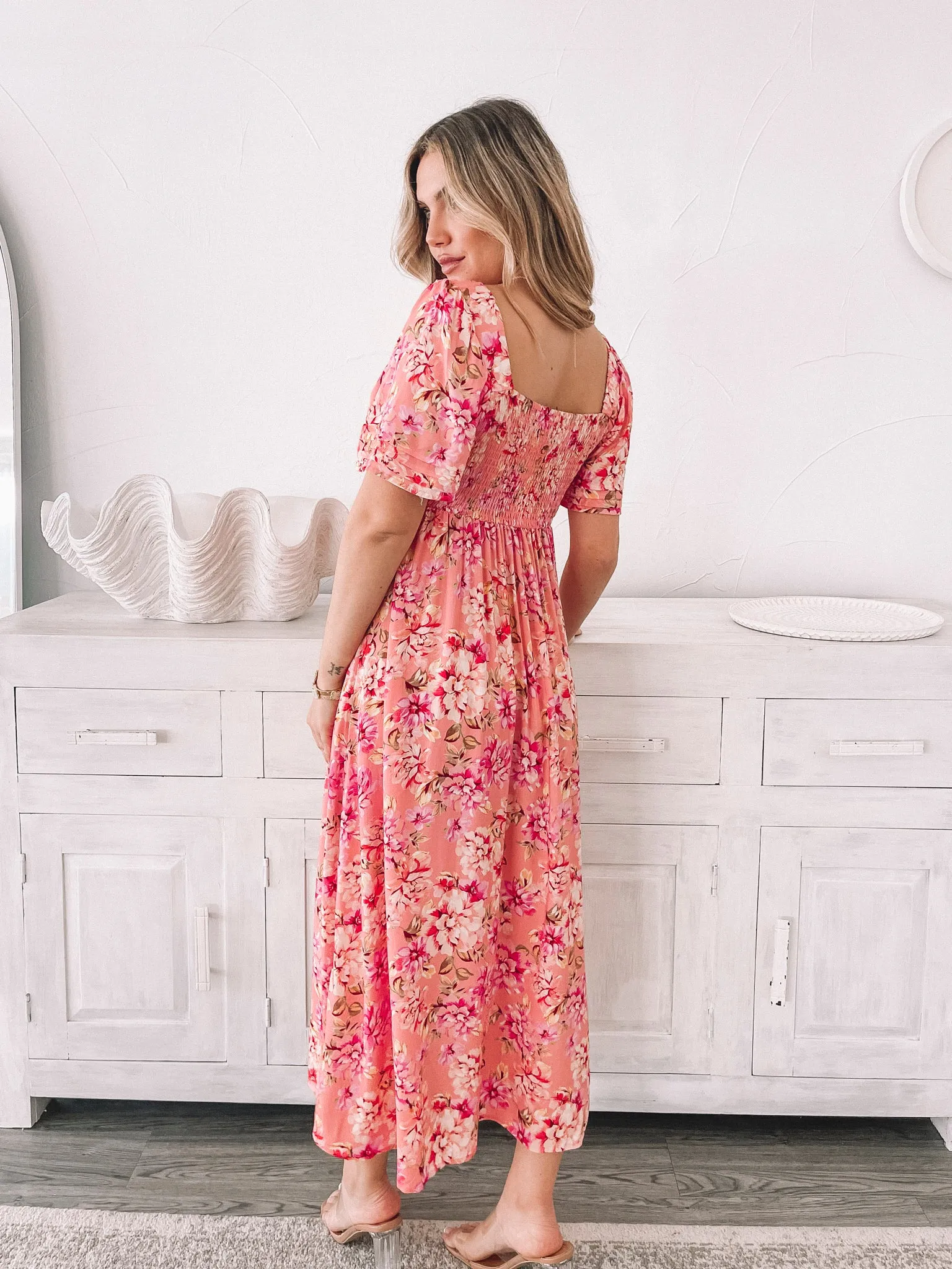 Lanna Dress - Peach Blossom