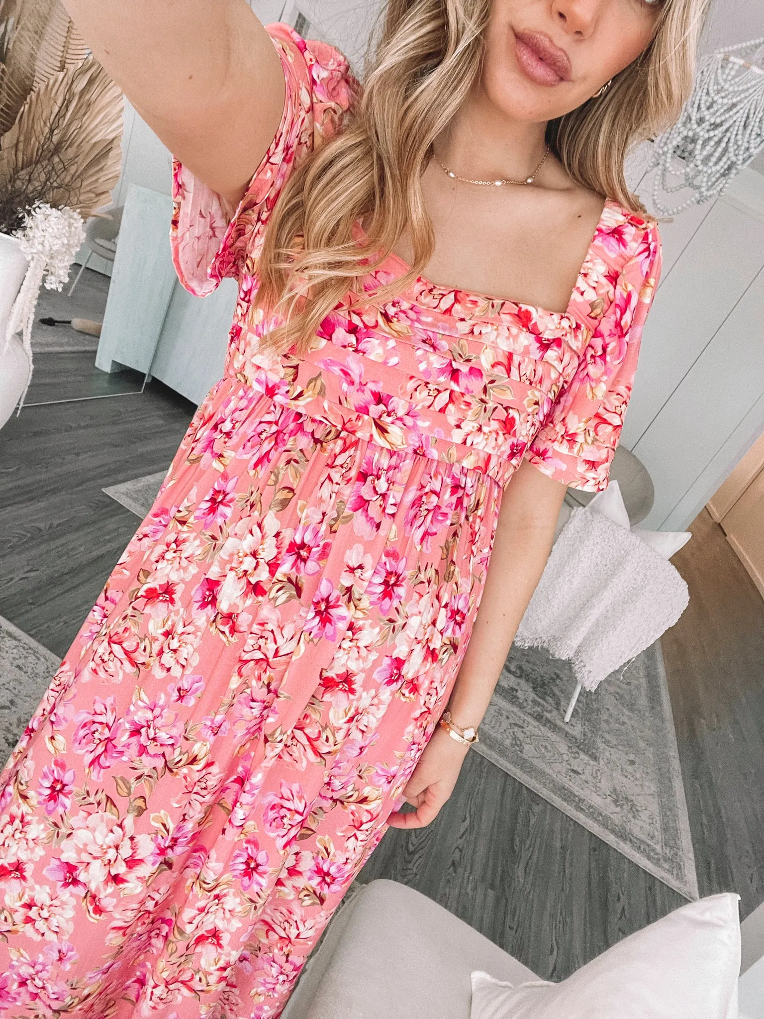 Lanna Dress - Peach Blossom