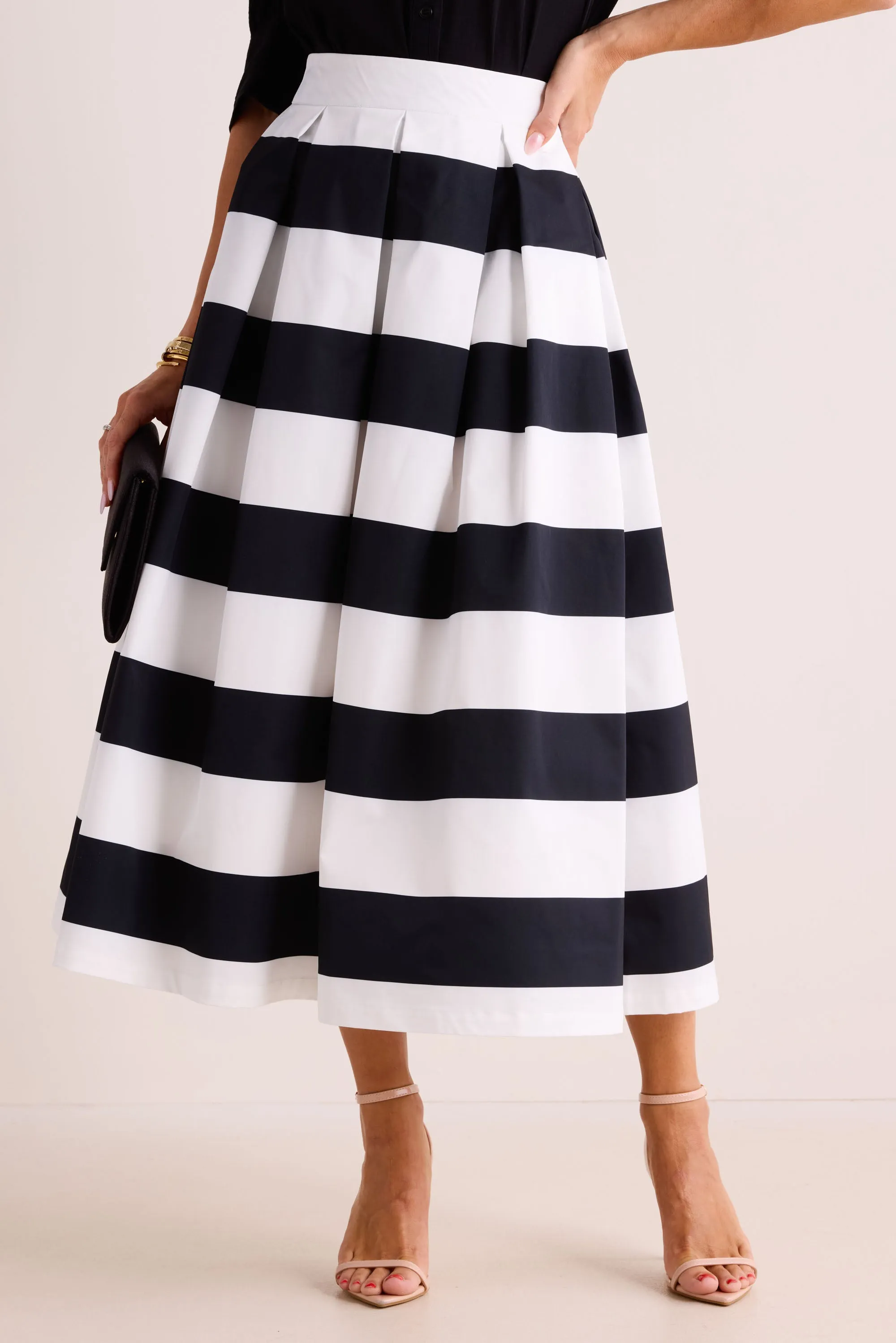 Larissa Skirt- White/Black