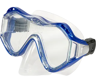 Leader Junior Blue Snokelling Mask with Prescription Insert