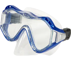 Leader Junior Blue Snokelling Mask with Prescription Insert