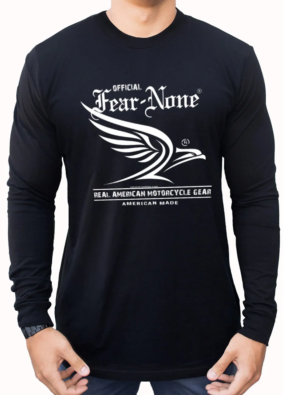 Men's White Flowing Eagle Rider (Long Sleeve)