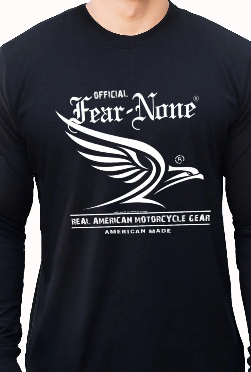 Men's White Flowing Eagle Rider (Long Sleeve)