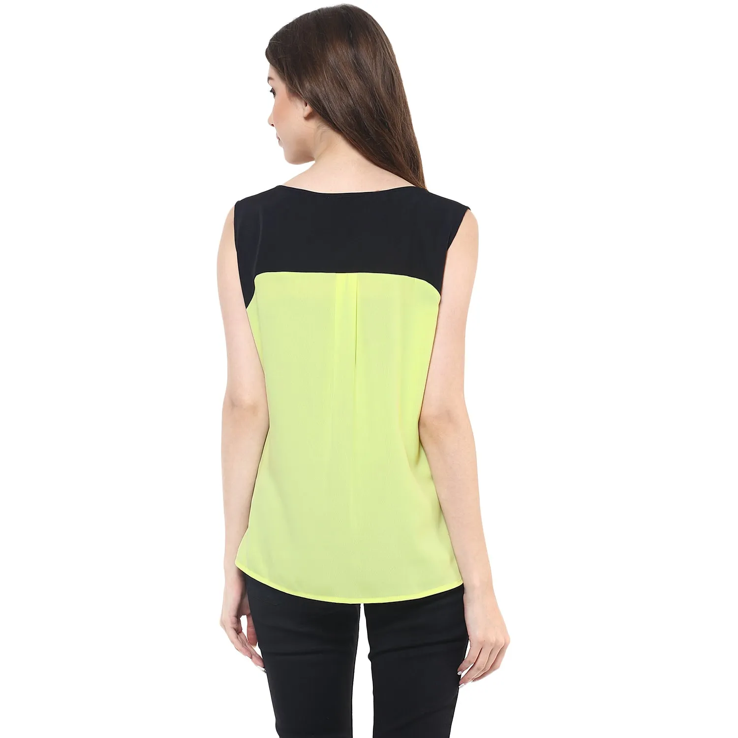 Neon Color Block Top