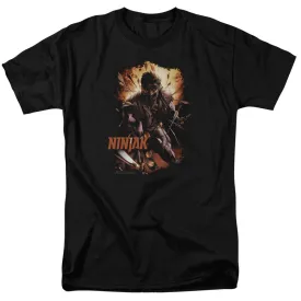 Ninjak Fiery Ninjak Mens T Shirt Black