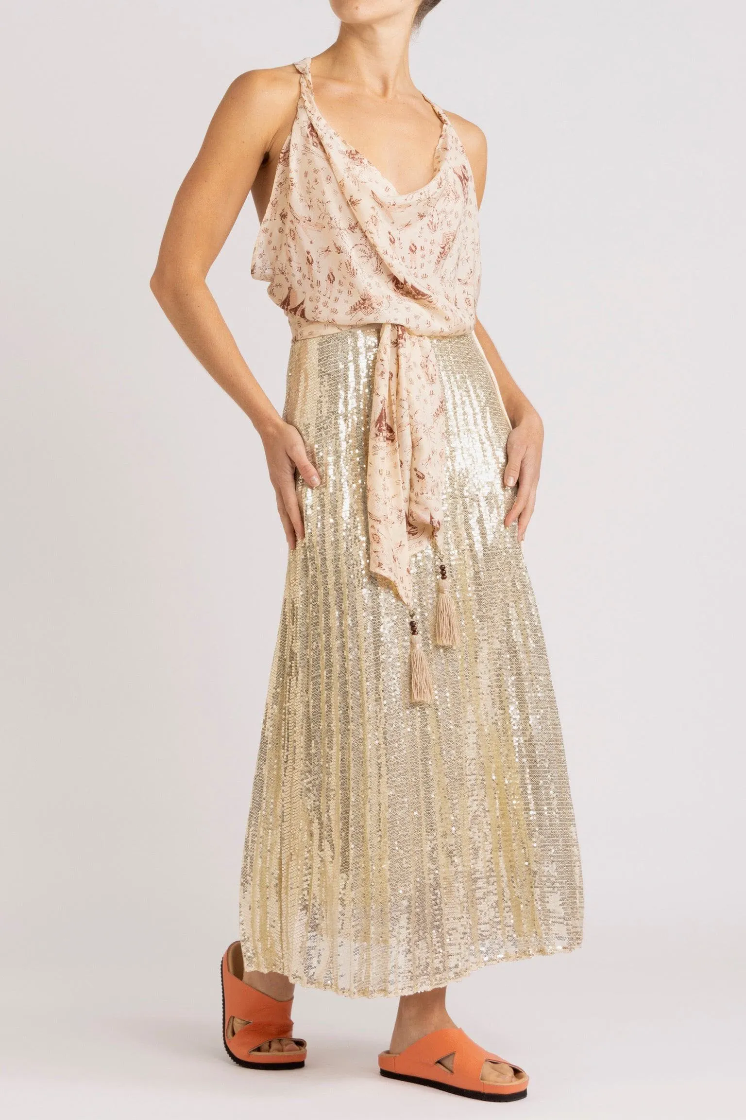 Nora Sequin Skirt