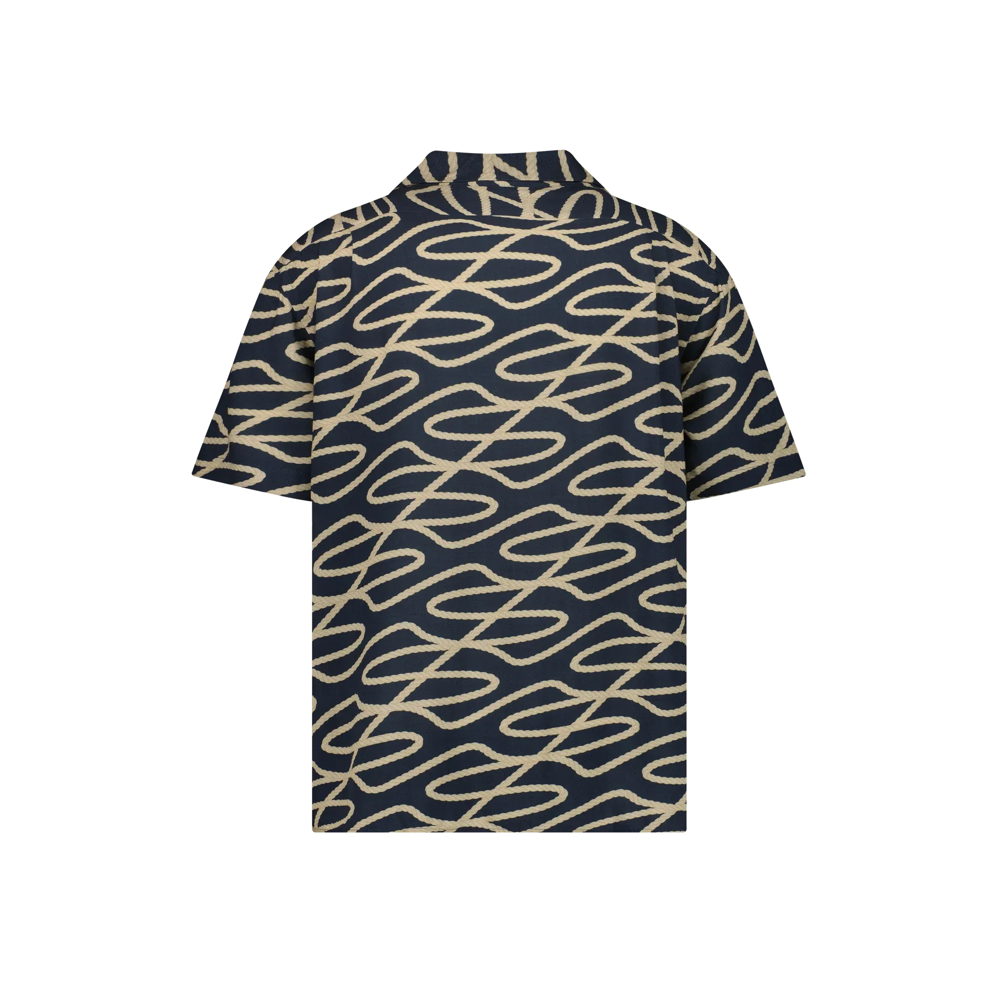 Printed Flowing Shirt | Marine