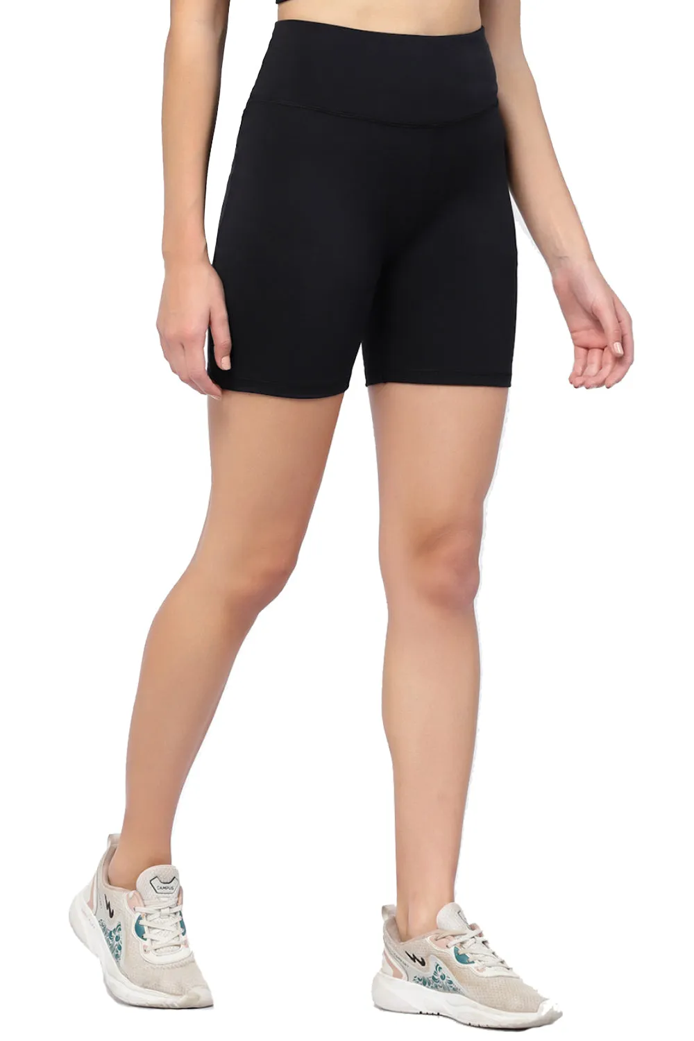 Recycled Polyester Activewear Shorts_ISL058-Black-