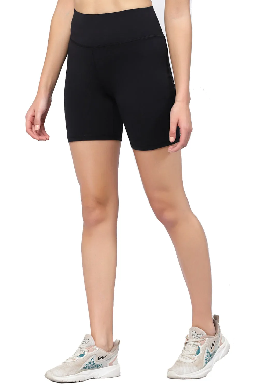 Recycled Polyester Activewear Shorts_ISL058-Black-