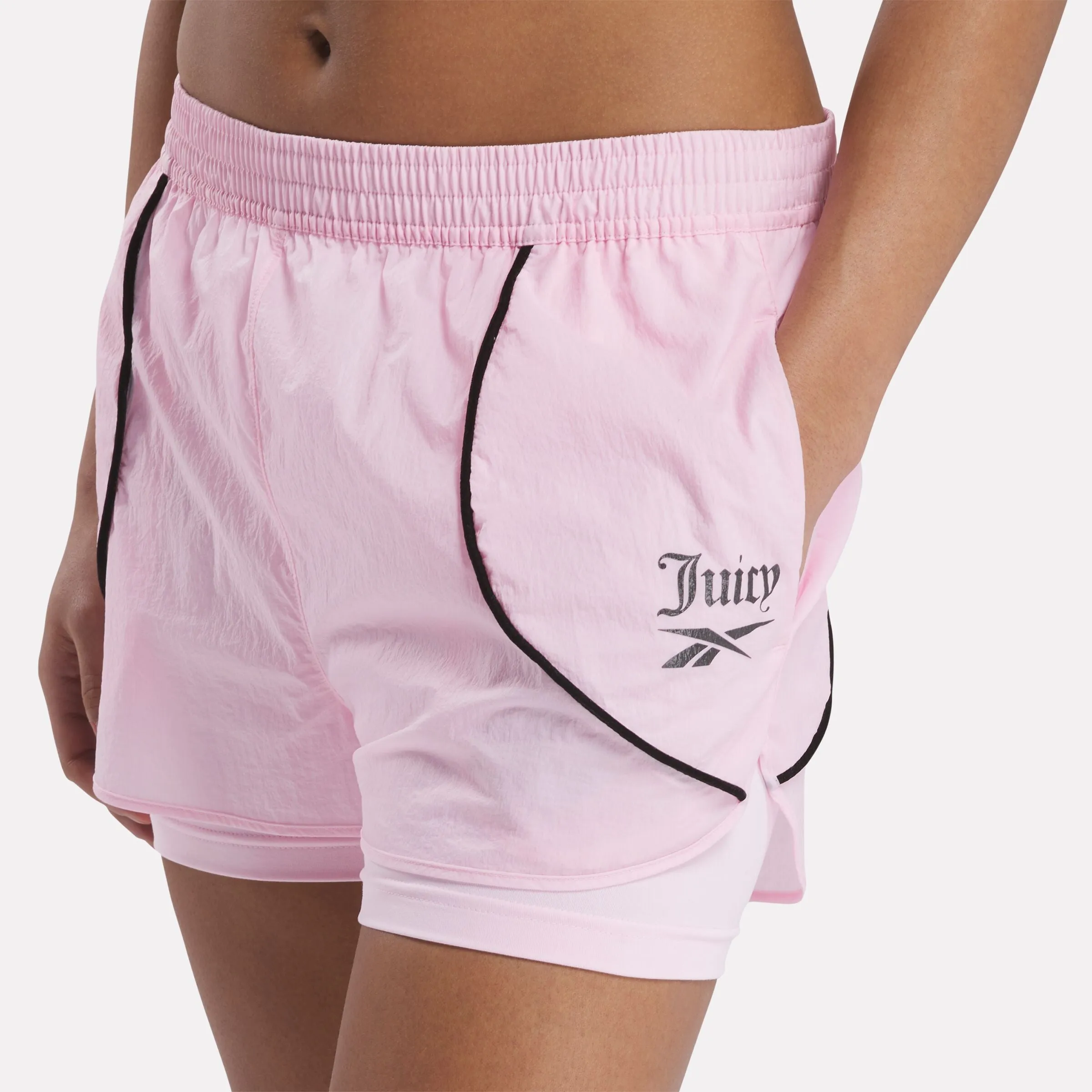 Reebok X Juicy Couture Track Shorts Luster Pink