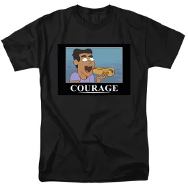 Rick And Morty Courage Poster Mens T Shirt Black