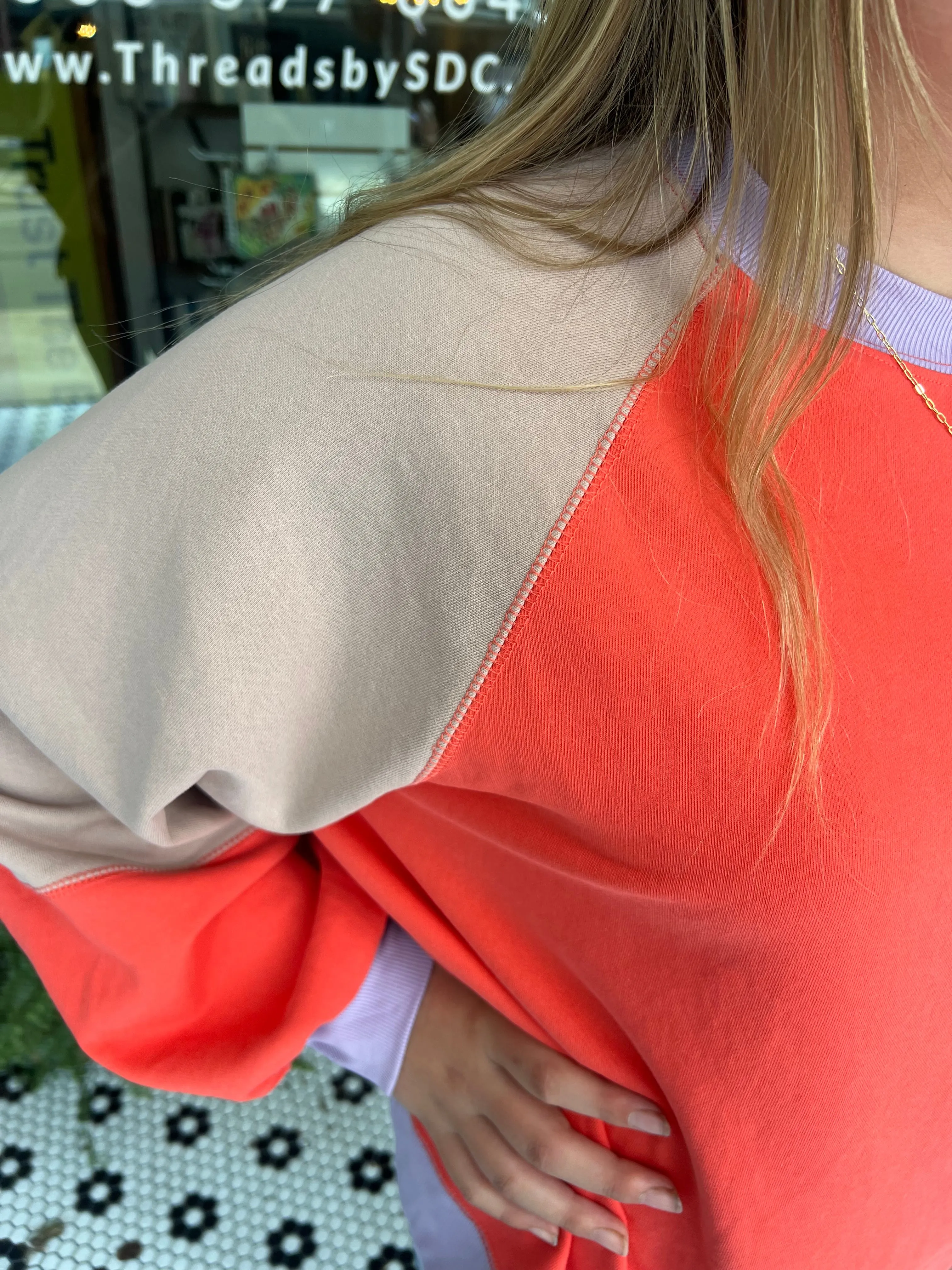 Rocky Color Block Top