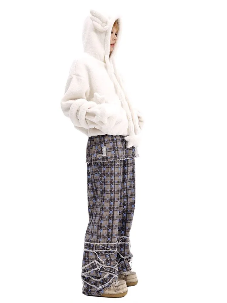 Skull Plaid Pant Skirt【s0000010617】