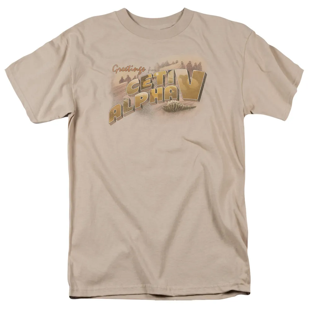 Star Trek Ceti Alpha V Mens T Shirt Sand