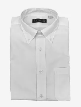 T&V Button Down Shirt - White Oxford